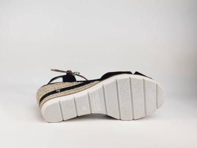 Sandale compensée marine grande pointure femme TOM TAILOR 3290403
