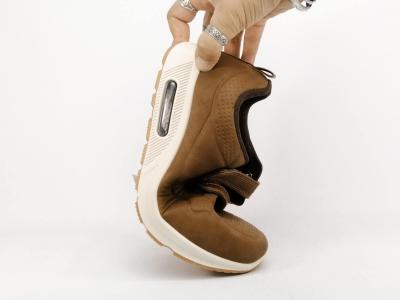 Basket à scratch homme pas cher camel tendance ROUTE 66 poe pieds larges