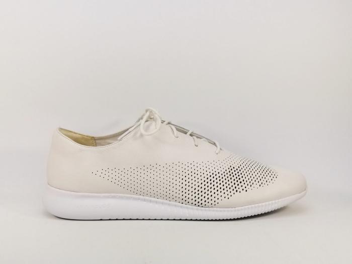 Basket cuir souple beige grande pointure femme destockage COLE HAAN 554880