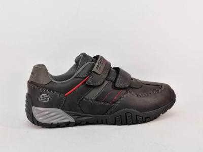Basket à velcro homme confortable et résistante gris foncé destockage DOCKERS 54BN004