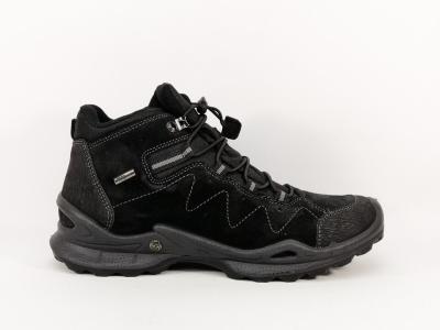 Chaussure randonnée montante en destockage IMAC 808819 cuir noir qualité