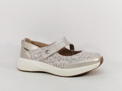 Babies femme confortable chic cuir beige souple SWEET'R jakata  pas cher