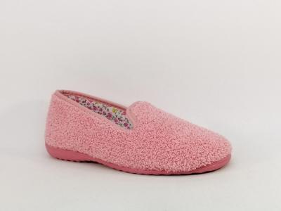 Chausson ballerine femme été pieds sensible rose en éponge OUF CLORES