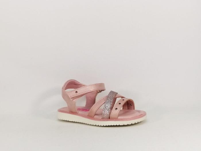 Sandale fille bébé tendance rose destockage XTi 58012 à pas cher vegan