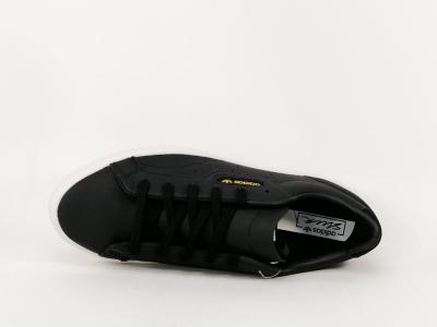 Basket ADIDAS femme sleek CG6193  cuir noir en destockage à pas cher