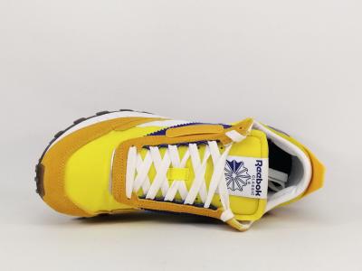 Basket de ville tendance homme cuir jaune destockage REEBOK cl legacy