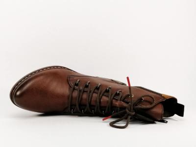 Bottine camel tendance et confortable RIEKER Y0800 femme