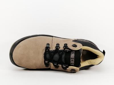 Chaussure de travail homme PAREDES LM418 cuir camel résistante et confortable