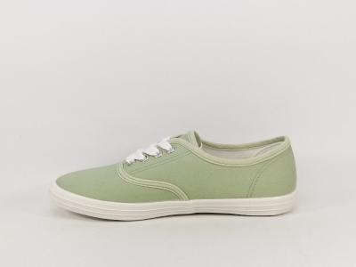 Basket en toile vert clair été TOM TAILOR 329241000 pour femme