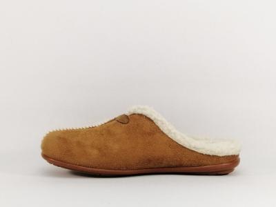 Chausson mule fourrée camel femme CHIC & RELAX OUF! titoun tortosa