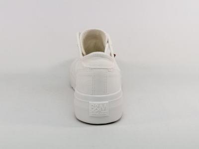 Basket toile blanche femme confortable et chic BANANA MOON ralf à pas cher