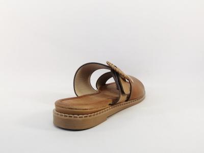 Mule chic camel femme destockage DEES SHOES Marmota à pas cher