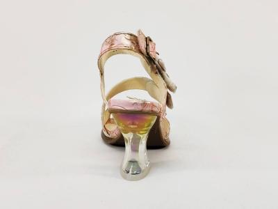 Sandale femme a talon originale et chic, confortable en destockage LAURA VITA fregateo à pas cher