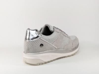 Sneakers femme pas cher gris argenté tendance en destockage XTi 47792