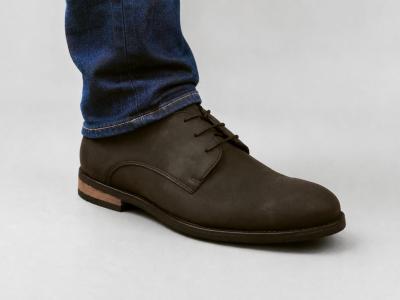 Chaussure chic homme grande taille derby cuir marron destockage STORM bariello à pas cher