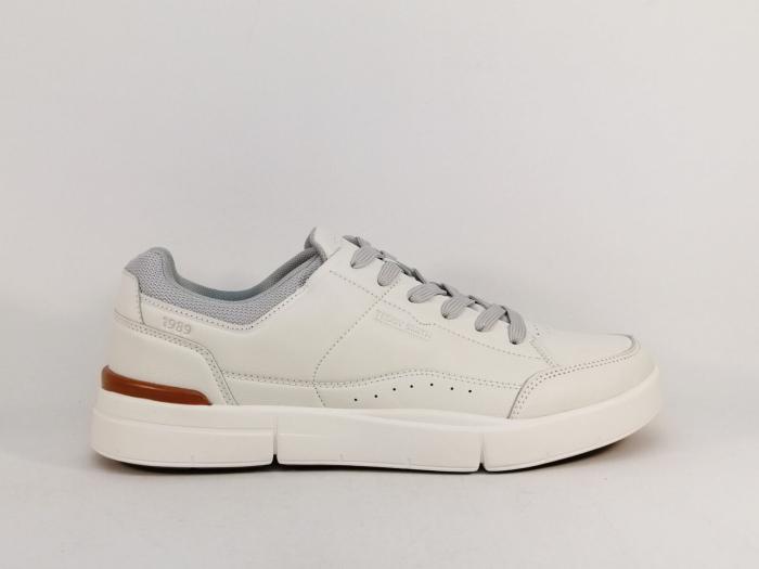 Basket blanche homme tendance destockage TEDDY SMITH 120012 à pas cher confortable