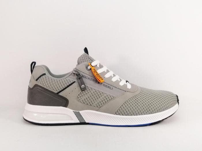 Basket grande taille homme confortable toile grise destockage DOCKERS 50FL005