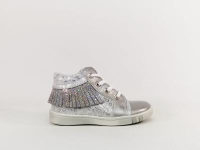 Chaussure fille bebe cuir souple destockage BELLAMY stany gris à pas cher