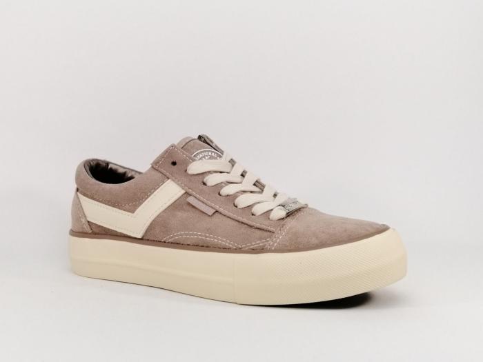 Tennis tendance et confort destockage REFRESH 72432 taupe femme