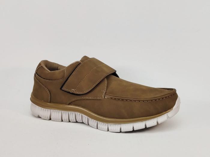 Basket à scratch homme pas cher camel taupe NORWAY moza B886480 pieds larges