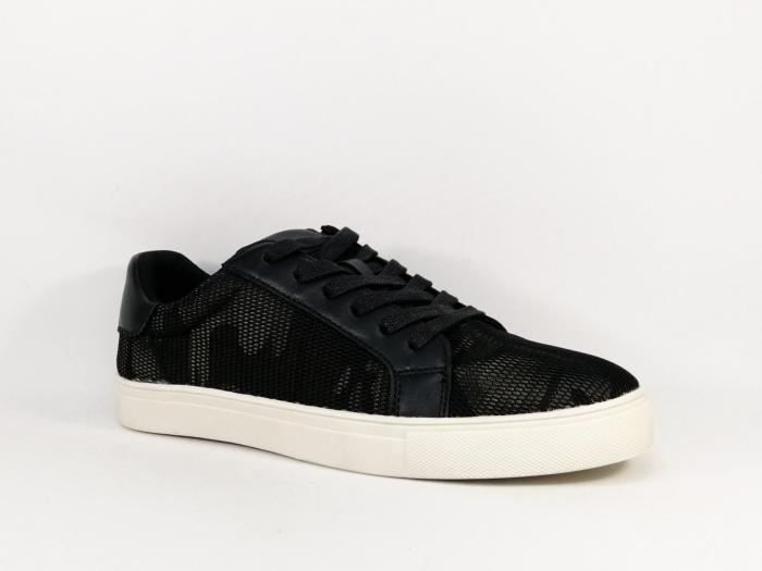 Basket noire tendance homme destockage KAPORAL sanso à pas cher