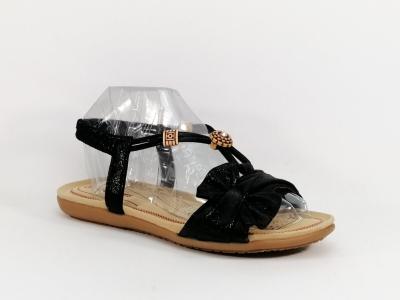 Sandale noire tendance à pas cher pour femme CHIC SHOES DF11