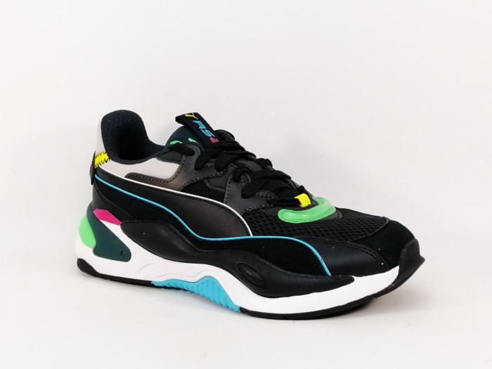 Sneakers noire destockage PUMA 373309 confortable à pas cher femme