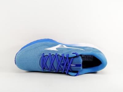 Chaussures running homme destockage MIZUNO wave rider bleu confortable à pas cher