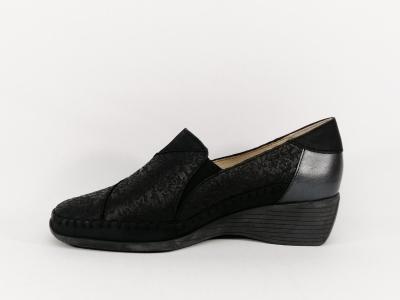 Chaussures compensées pieds sensibles femme cuir destockage LUXAT Doriane