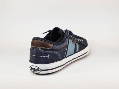 Tennis en toile bleu confortable à élastique DOCKERS 42JZ004B pour homme