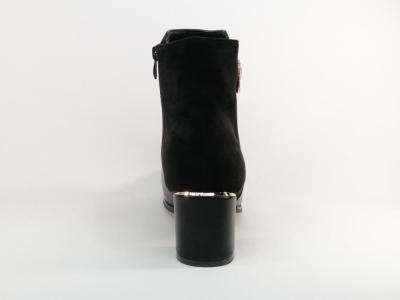 Bottine grande taille femme à talon chic noir CINK ME DM853-1 à pas cher