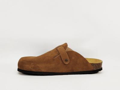 Sabot homme cuir confort marron semelle à mémoire de forme PLAKTON blog roble tendance