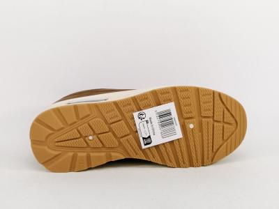 Basket à scratch homme pas cher camel tendance ROUTE 66 poe pieds larges