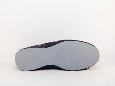 Charentaise homme grande taille chausson fourré à carreaux destockage SEMELFLEX tommflex pas cher