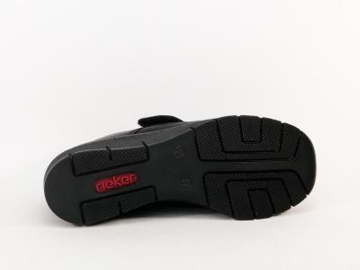 Chaussure hallux valgus femme pieds sensibles et larges RIEKER 537C0 cuir souple