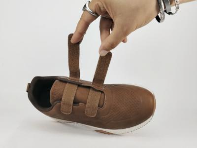 Basket marron homme à scratch tendance ROUTE66 plaisant à pas cher confortable