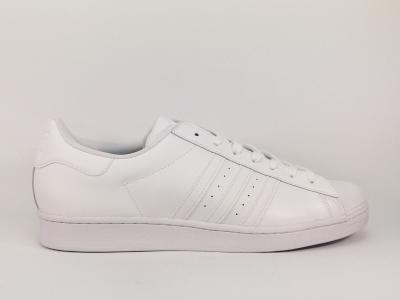 Basket grande pointure homme ADIDAS superstar cuir blanc en destockage