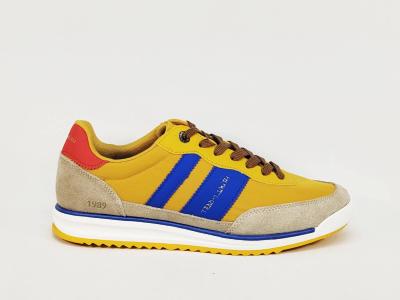 Basket tendance homme jaune confortable en destockage TEDDY SMITH 120300 à pas cher