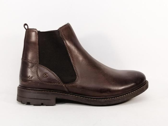 Chelsea boot homme cuir marron confortable chic destockage MORAN'S tubay