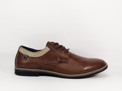 Derby de ville chic habillé marron destockage STANFORD trust pour homme