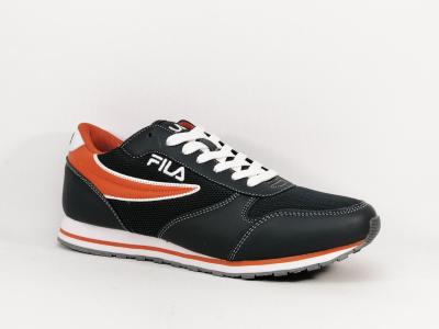 Basket de ville homme tendance à pas cher FILA FFM0132 gris orange