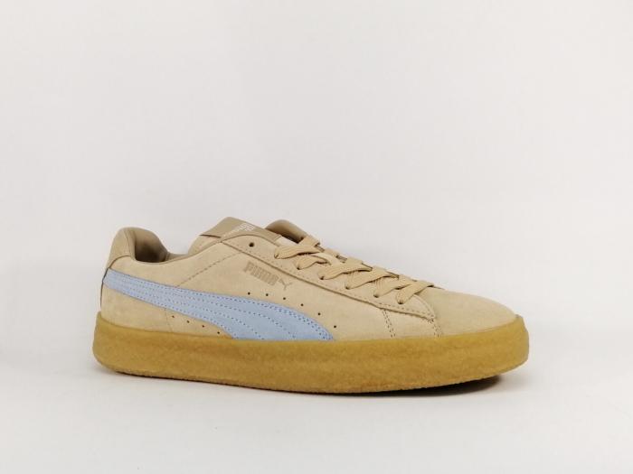 Basket PUMA kitsune en destockage à pas cher cuir suede semelle crepe x maison kitsuné