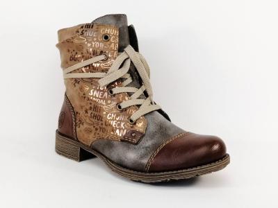 Bottine RIEKER 70822 originale et confortable pour femme