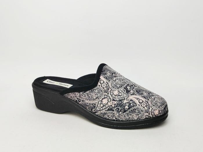 Chausson mule compensée femme confort à pas cher CHIC & RELAX modelana