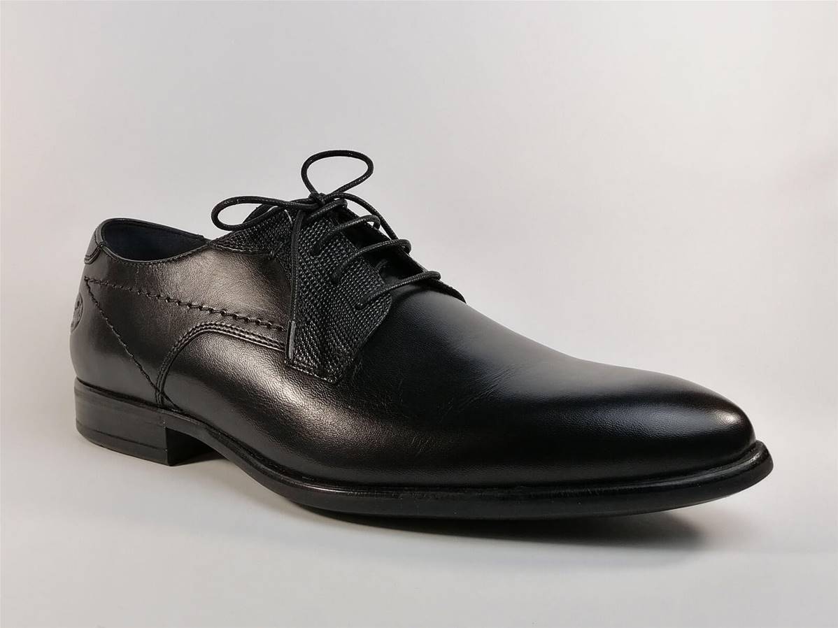 Chaussures habillées en cuir noir pour hommes DOCKERS