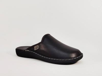 Sabot homme marron semelle cuir confortable à pas cher ARIZONA purl