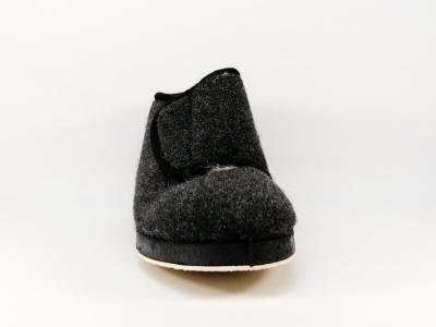 Chaussons montants fourrés en laine à velcro SOCA 0593 pour homme confort à pas cher