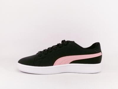 Basket noire femme PUMA tendance à pas cher en destockage smash v2 buck 36516018