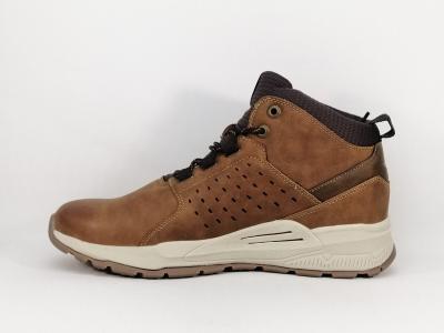 Boots montante homme cuir marron DOCKERS 45AV005 destockage à pas cher