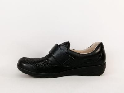 Chaussure hallux valgus femme pieds sensibles et larges cuir souple CAPRICE 24655 H